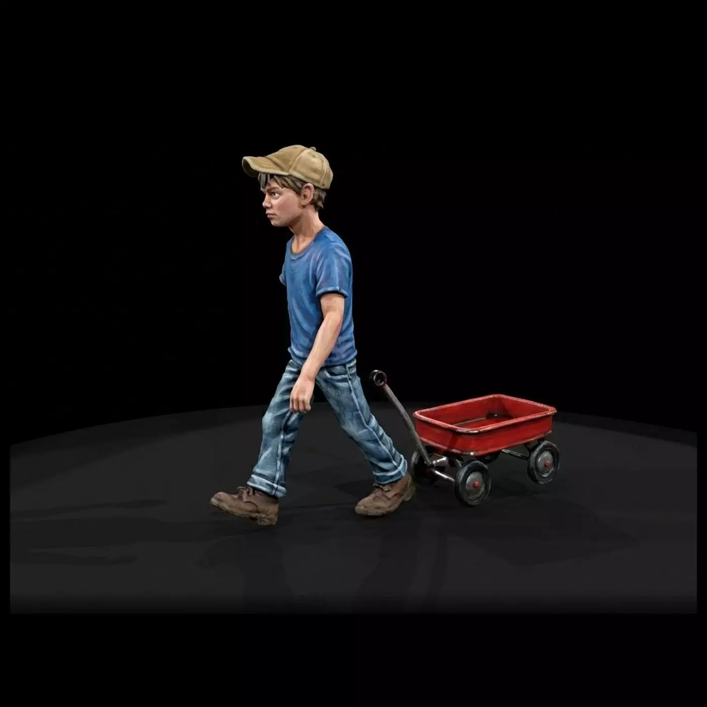 1-87 1970 Southern Men Young Print Ready STL 3D print model