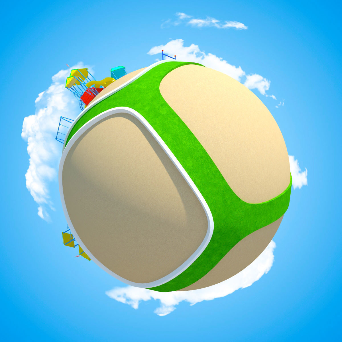 Planet Park 02 3D model_7