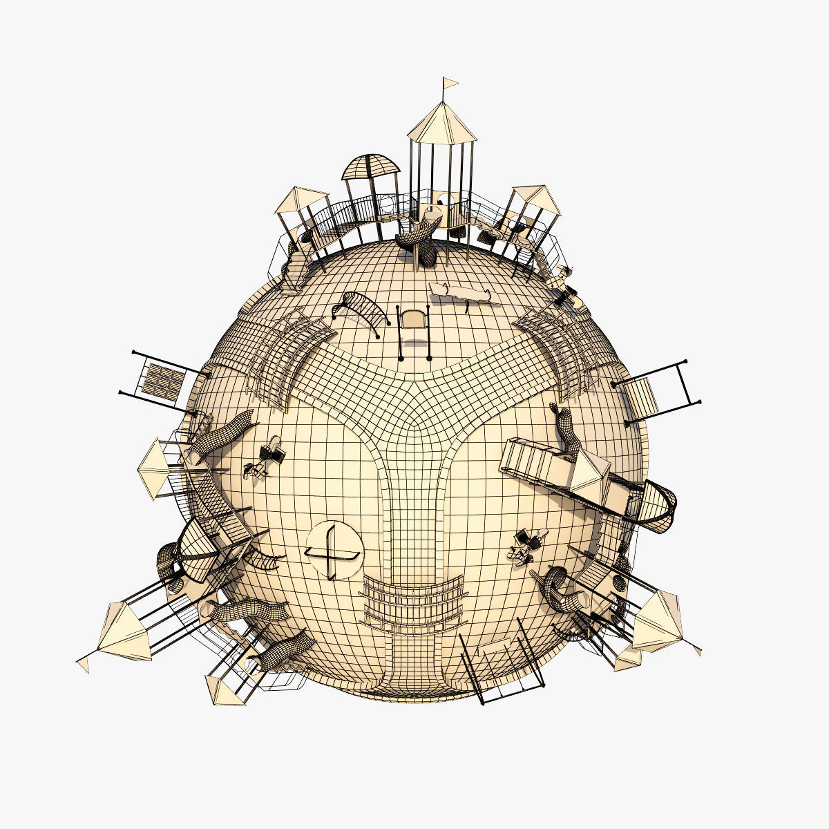 Planet Park 02 3D model_8