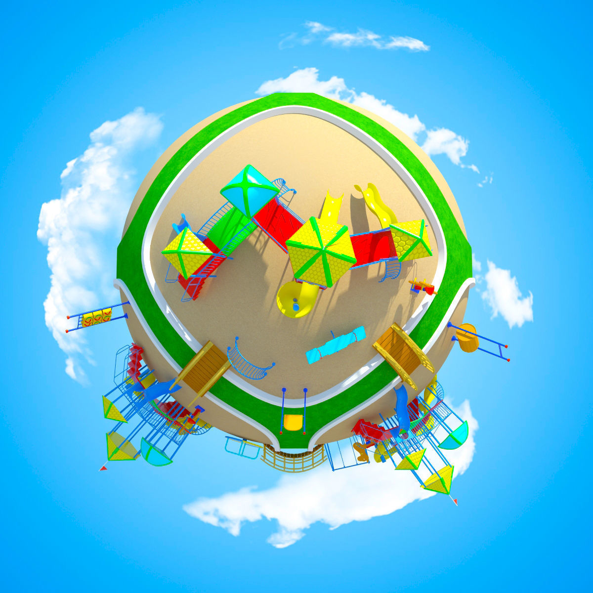 Planet Park 02 3D model_3