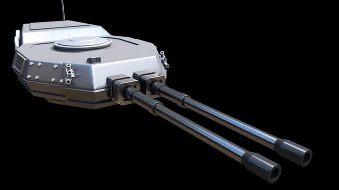 modern tank turret 3d model 3D model