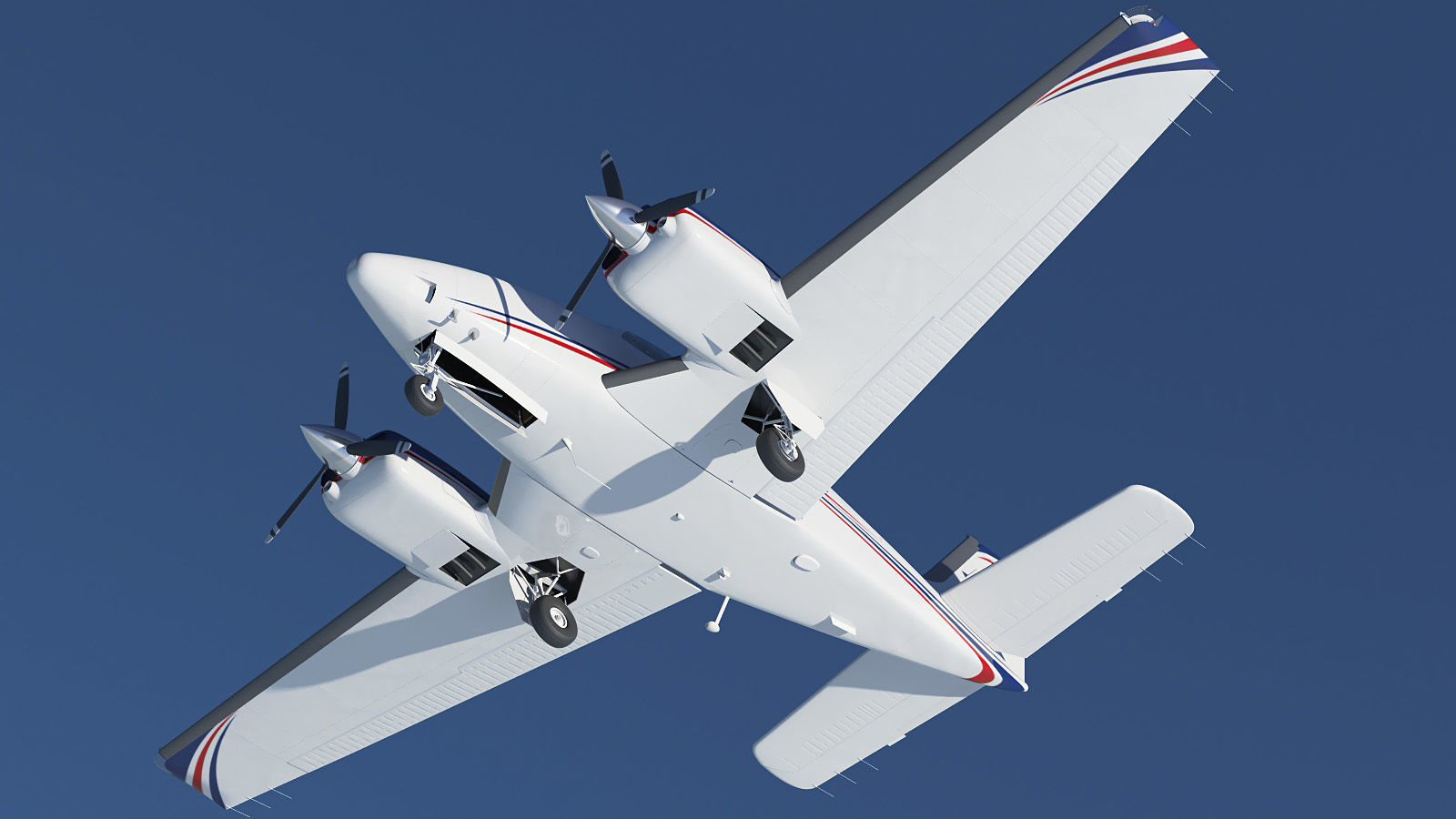 Beechcraft Baron G58 3D model_17