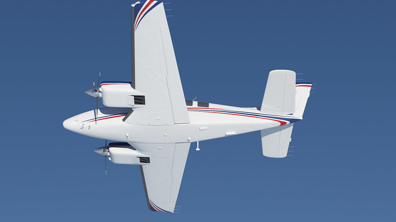 Beechcraft Baron G58 3D model_18