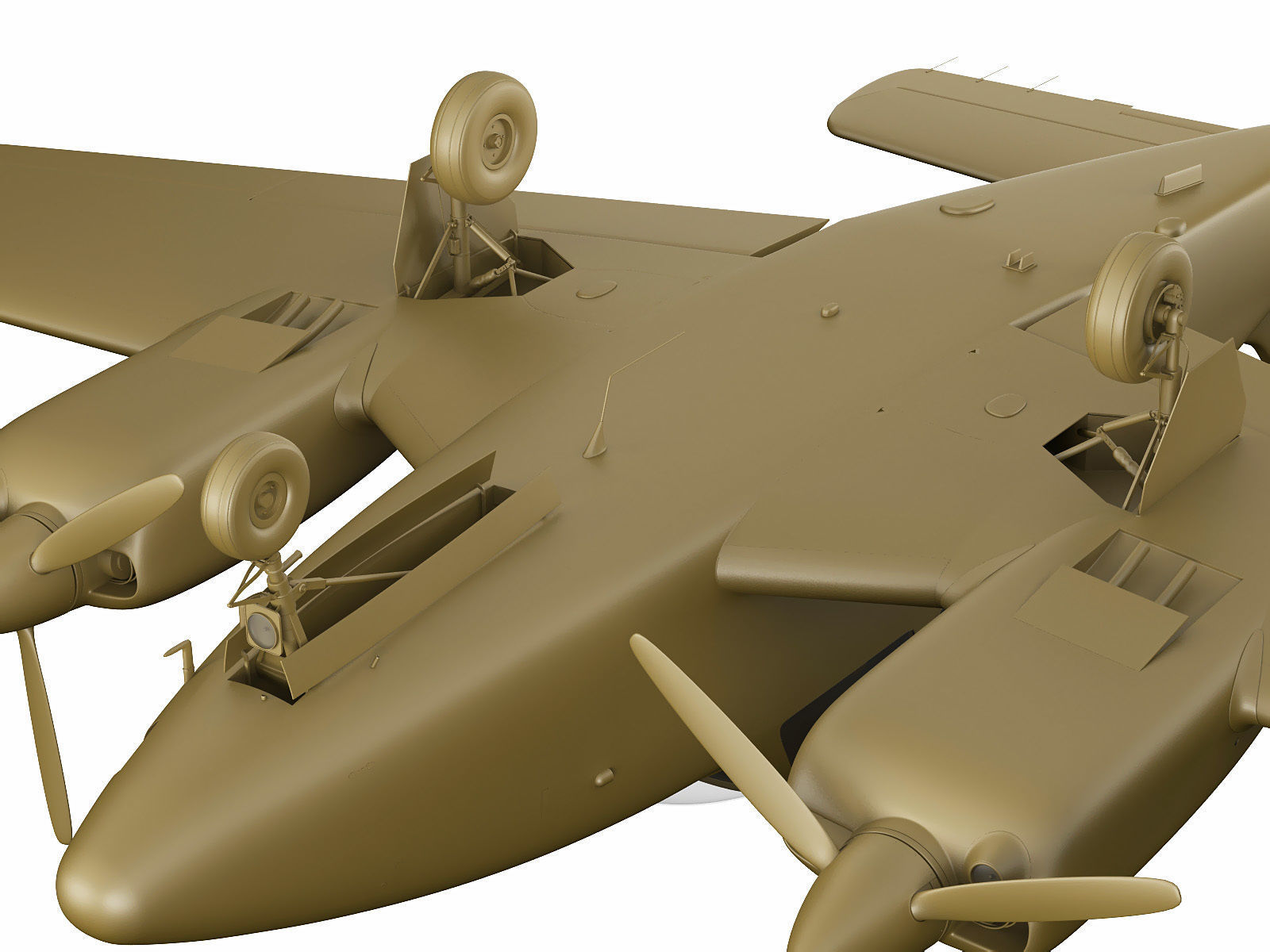 Beechcraft Baron G58 3D model_28