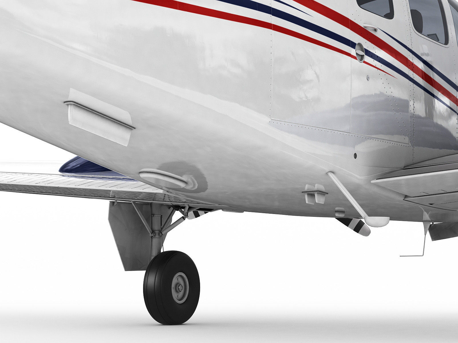 Beechcraft Baron G58 3D model_13