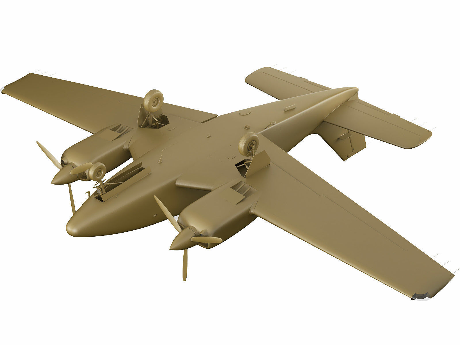 Beechcraft Baron G58 3D model_26