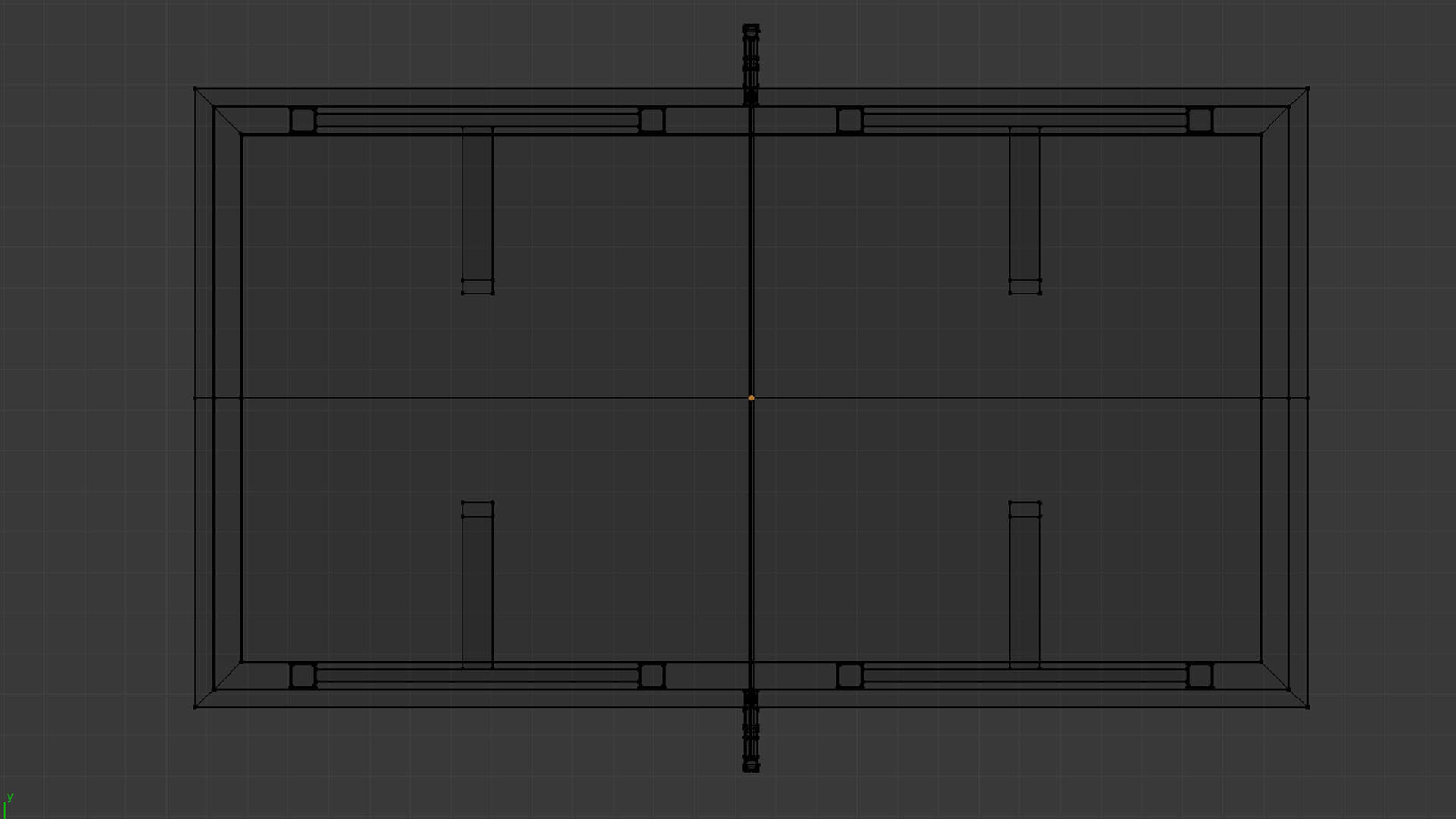 Table Tennis Set - Game Ready Low-poly 3D model_12