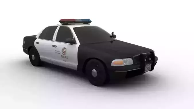 LAPD-POLICE CAR