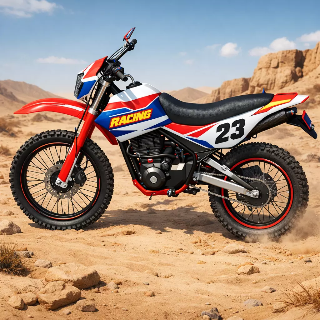 Enduro Dirt Bike Racing 250cc 3D Model 3D print model
