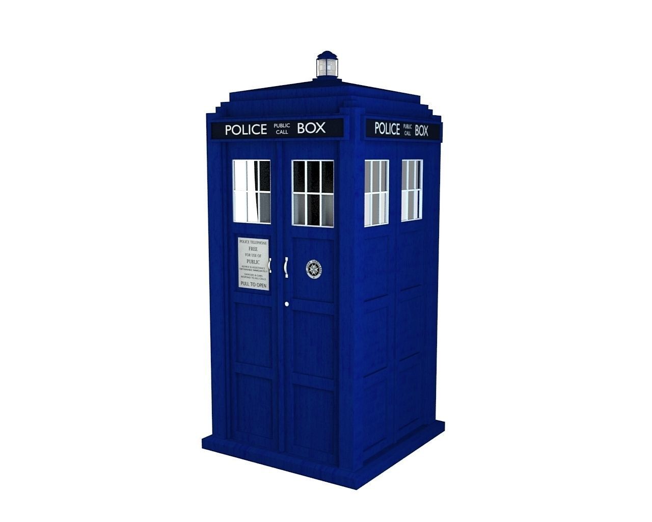 Tardis 3D model_1
