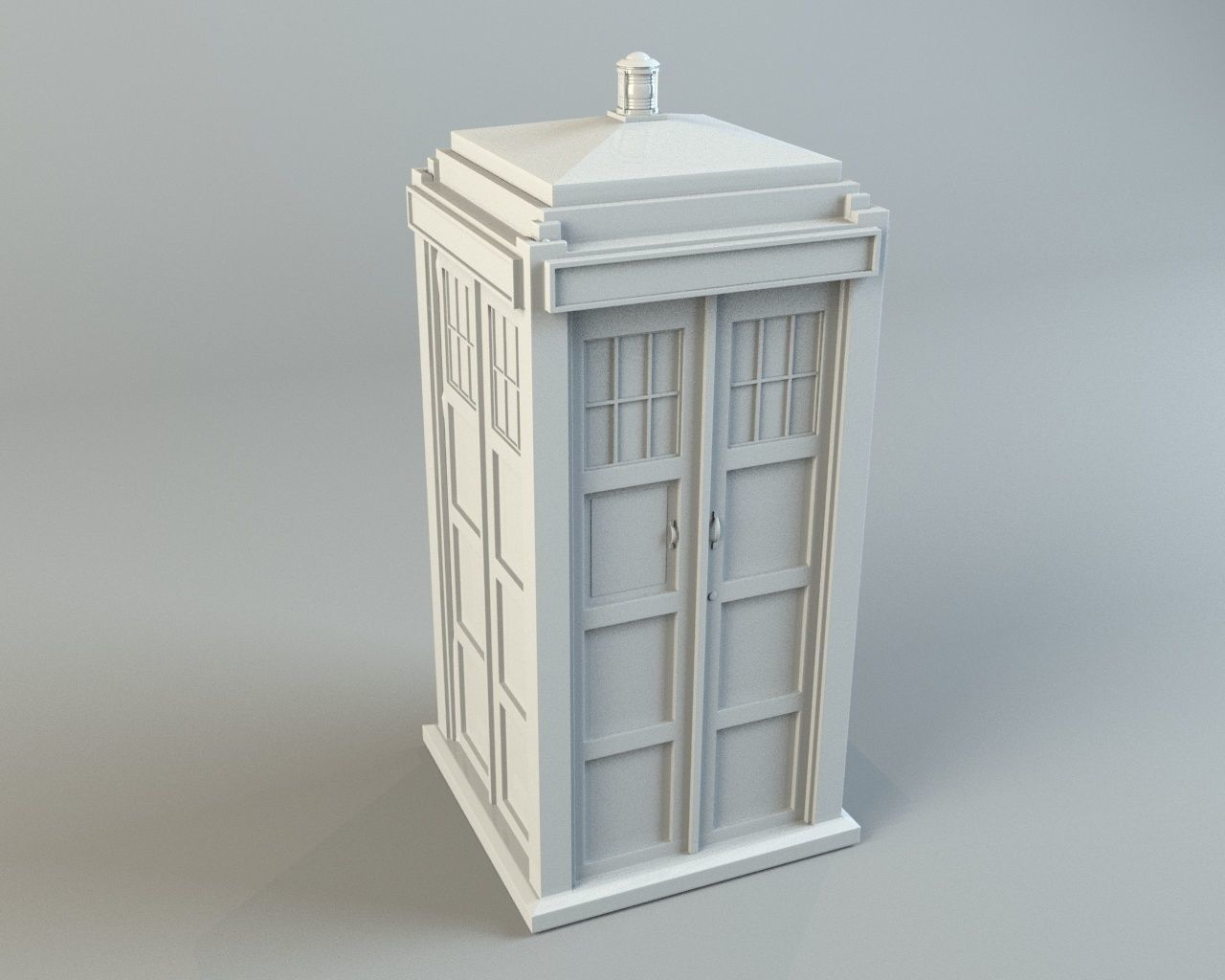 Tardis 3D model_2
