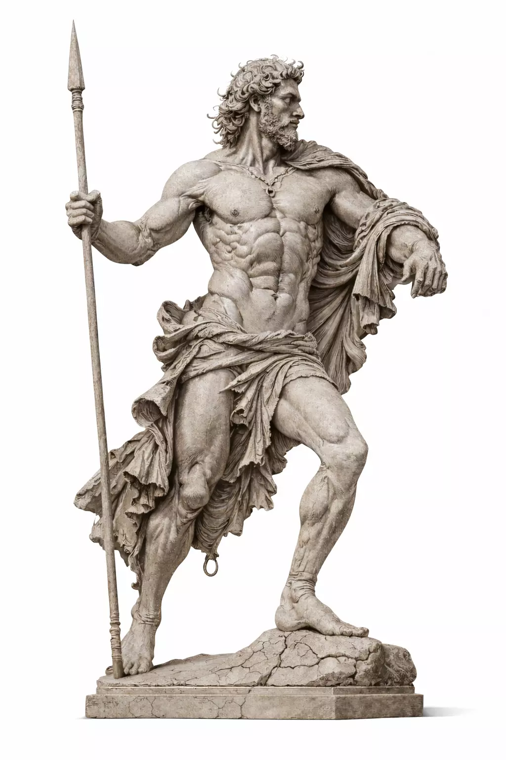 Saint Pendant Statue of Ares Greek god of war Religious Model 3D print model