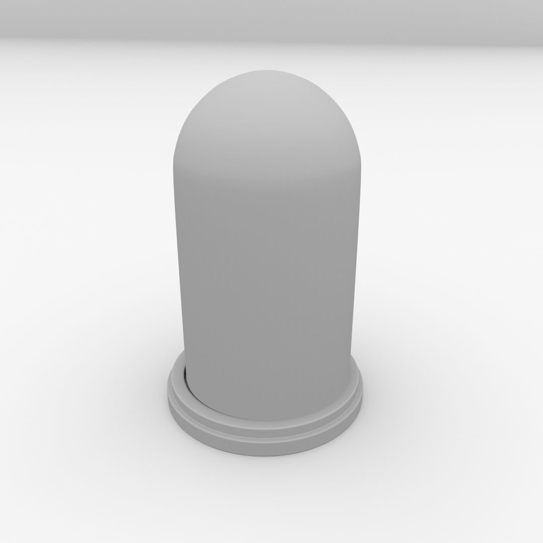 Dome Glass 3D model_3