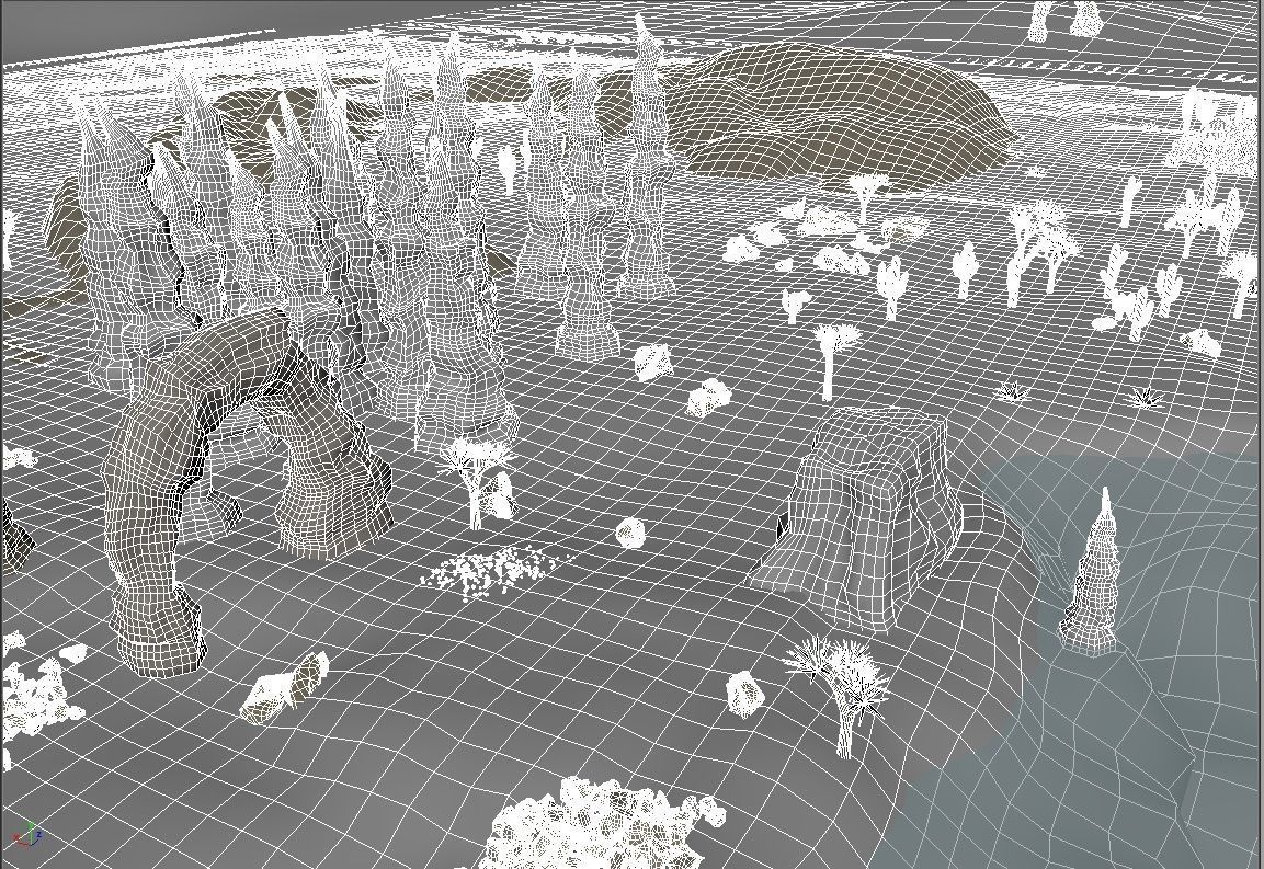 Desert Environment 3D model_7