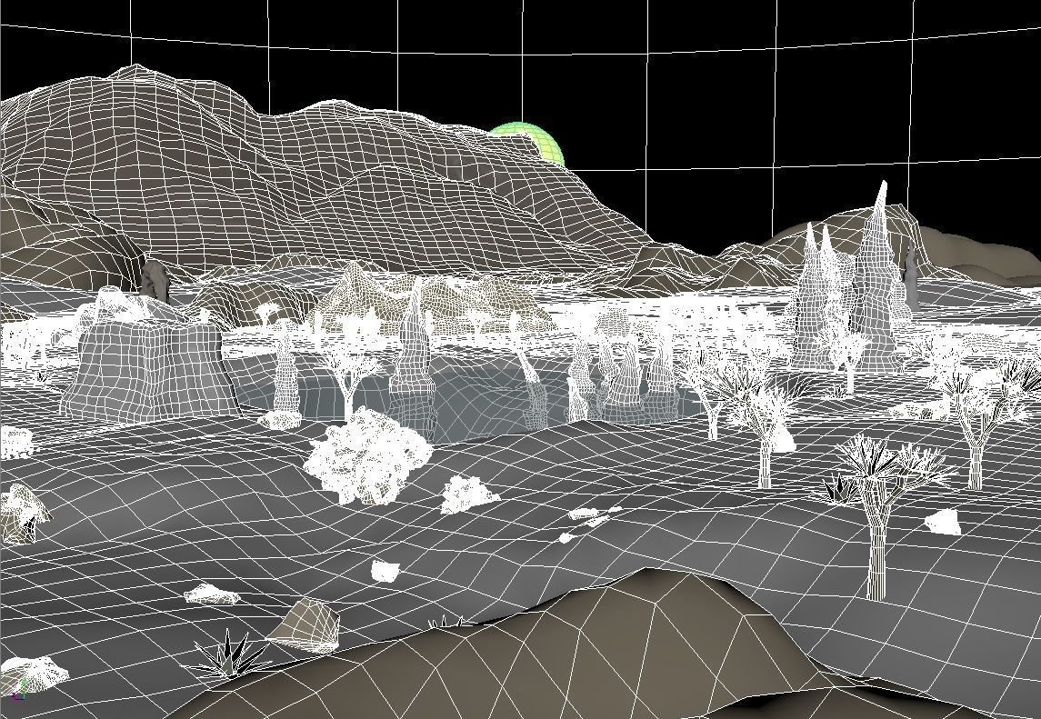 Desert Environment 3D model_8