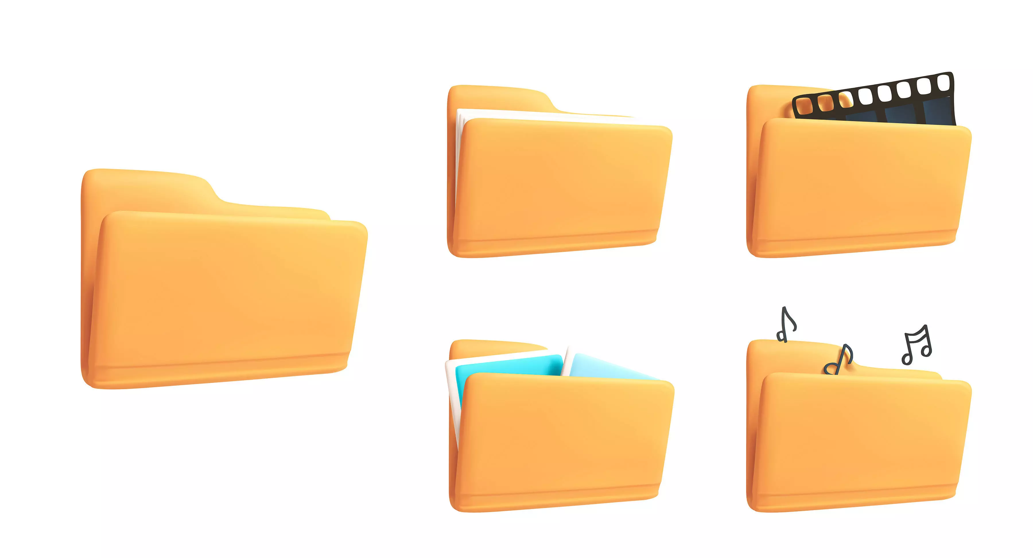 Folder 3D model