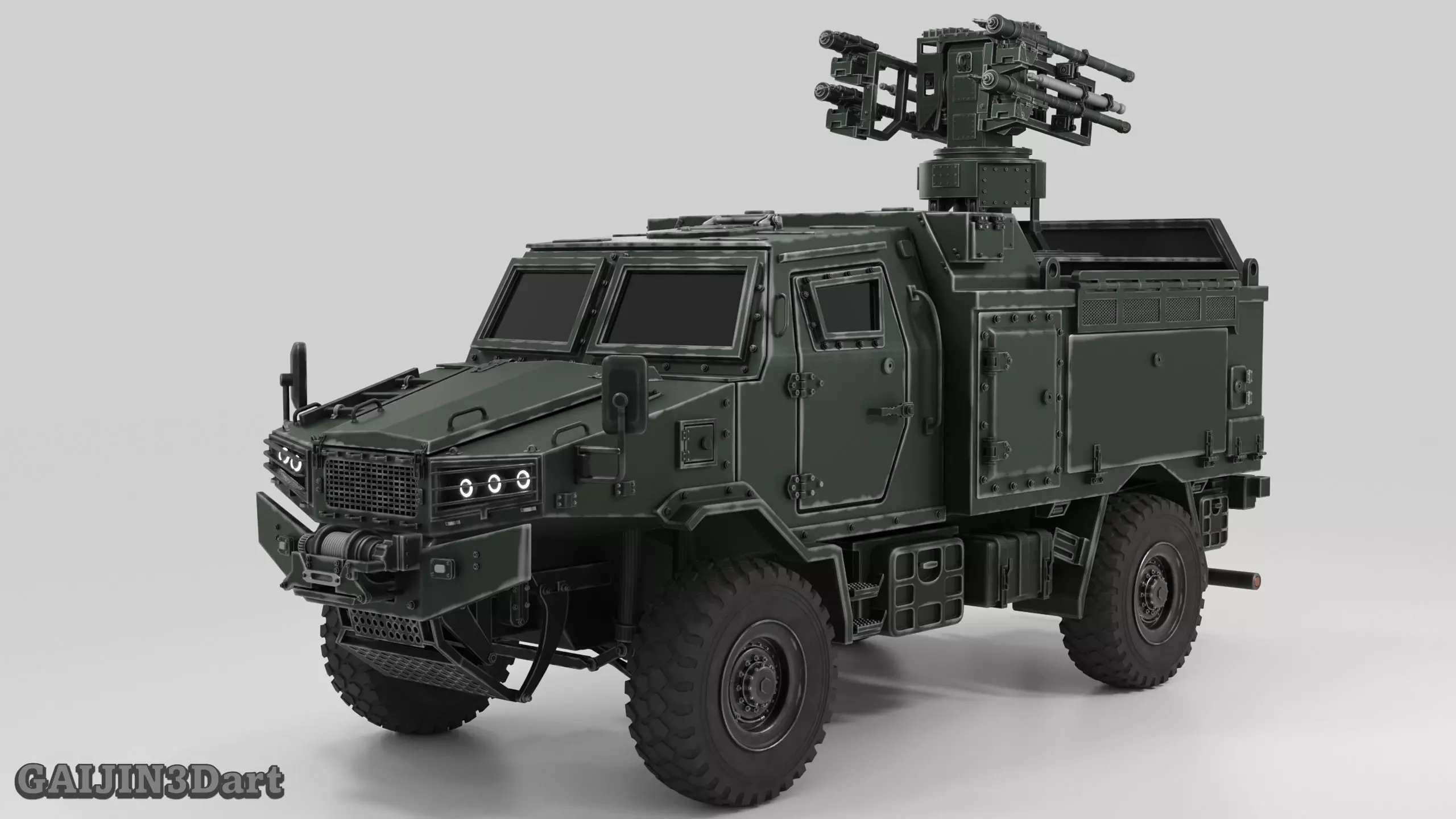 SPZR Poprad Anti-Aircraft Missile System 3D print model
