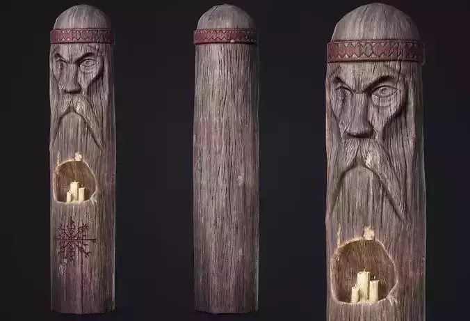 Wooden Totem 4