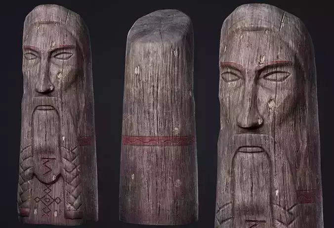 Wooden Totem 5