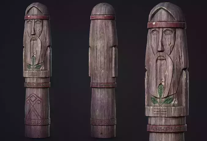 Wooden Totem 6