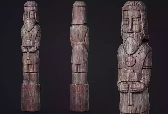 Wooden Totem 9