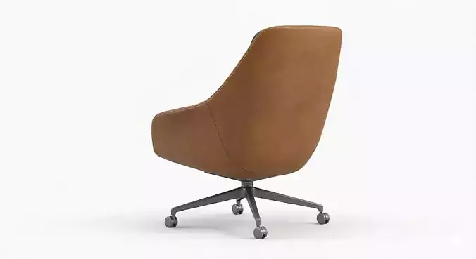 Modern Executive Swivel Chair 3D model 6