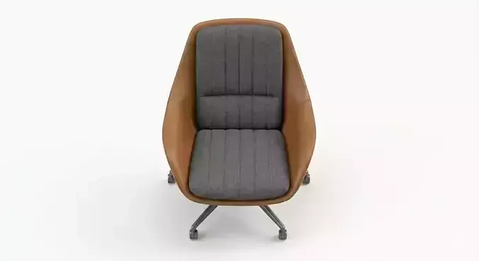 Modern Executive Swivel Chair 3D model 5