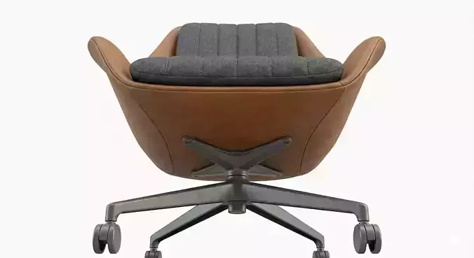 Modern Executive Swivel Chair 3D model 3