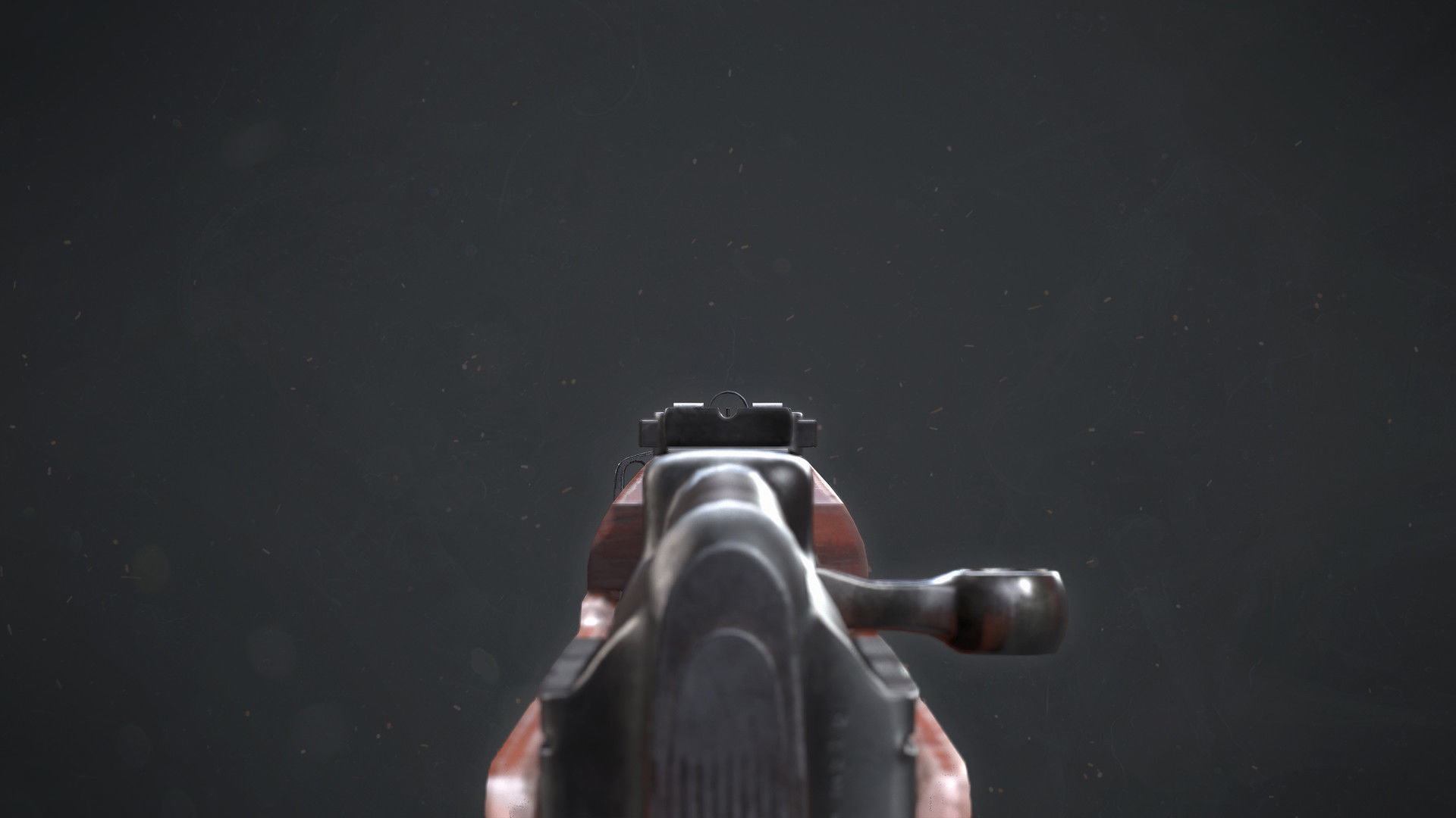 PBR Soviet SVT-40 Semi-Automatic rifle Low-poly 3D model_11