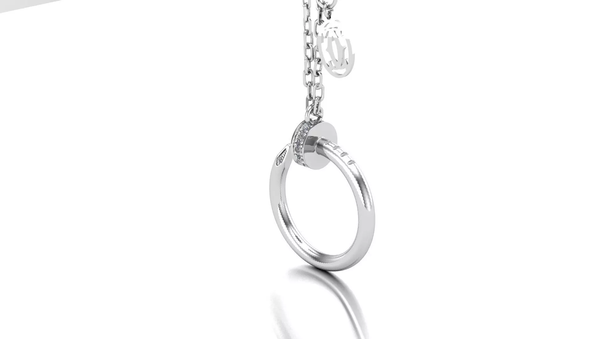 just un clou necklace 3D print model