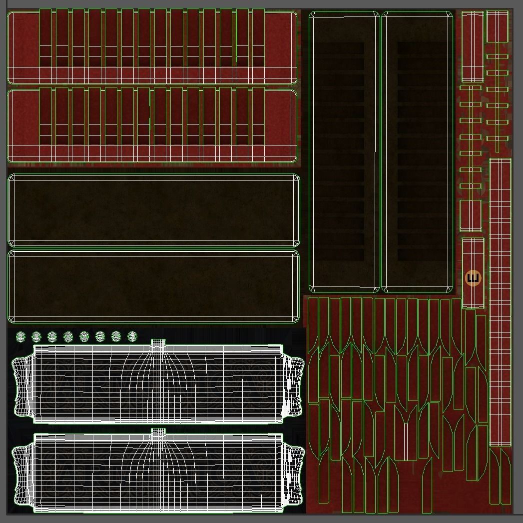 Diatonic Harp 3D model_8