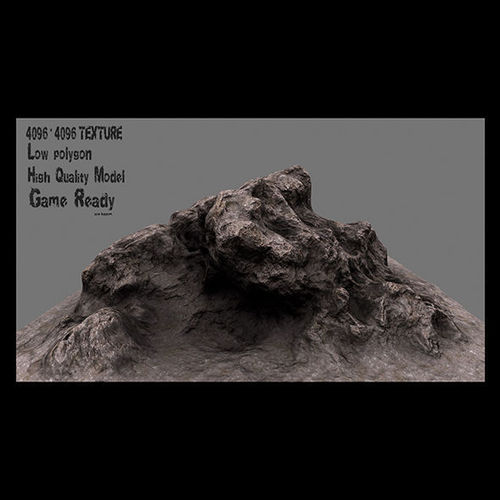 Rock Low-poly 3D model