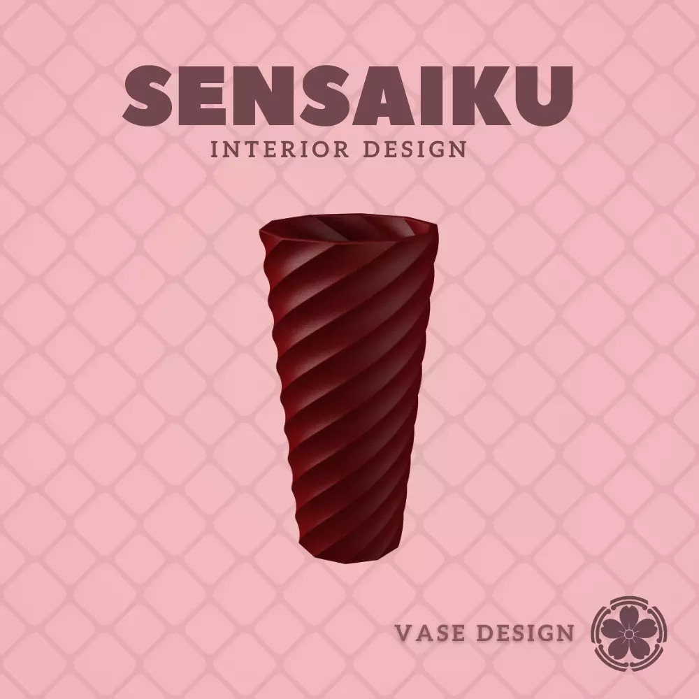 227 Cylinder V180 Twist and Taper Custom Vase Design 3D print model
