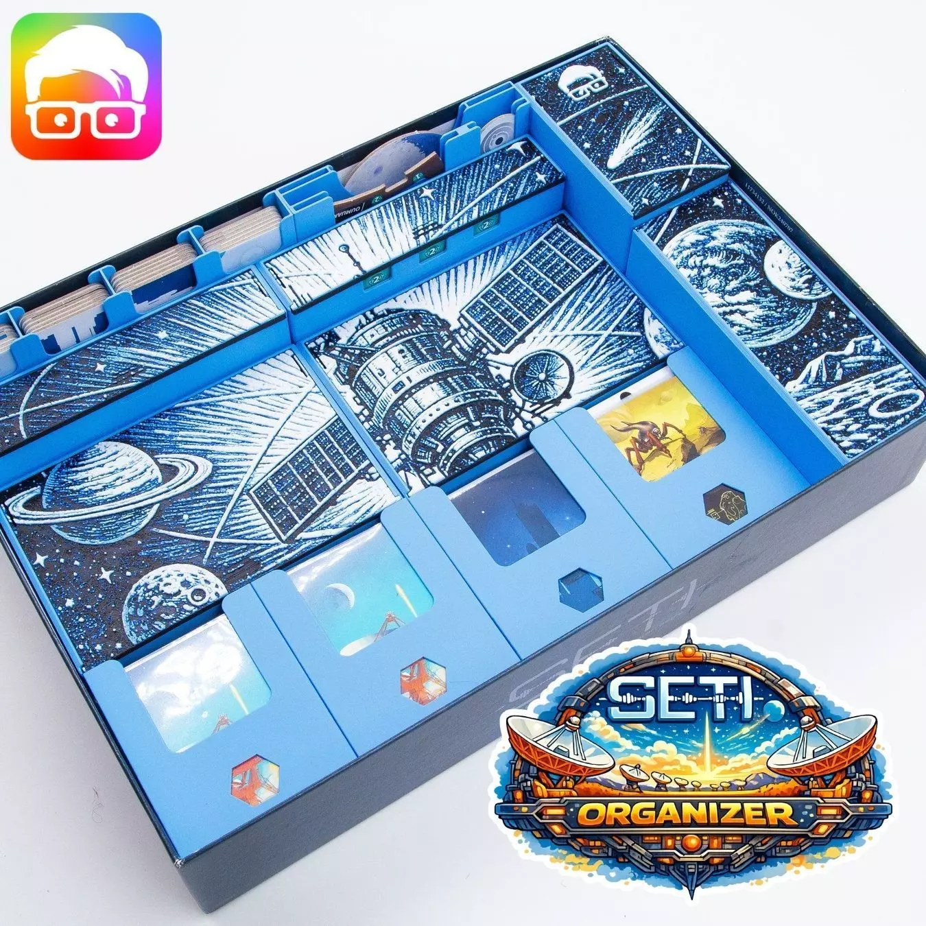 SETI organizer by ammedia3d 3D print model