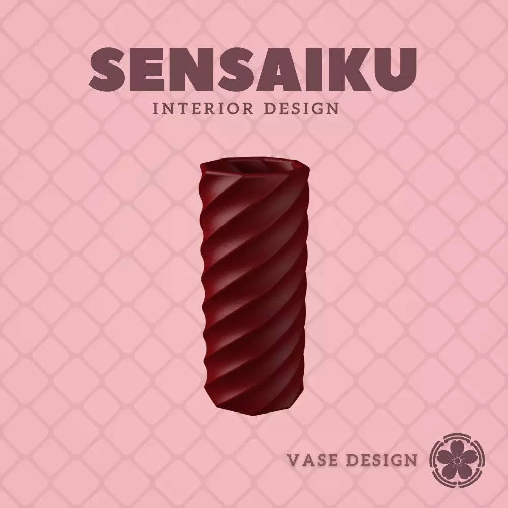 235 Cylinder V187 Twist and Taper Custom Vase Design 3D print model