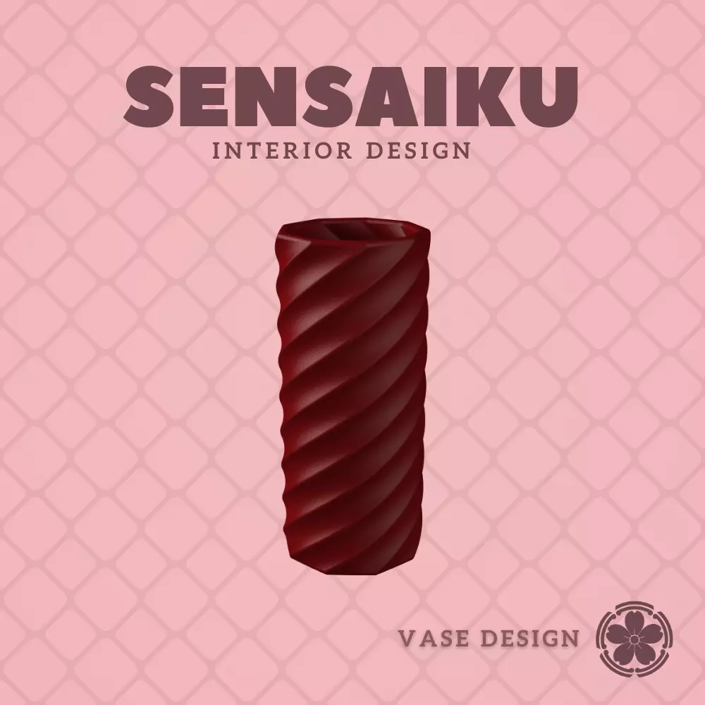 236 Cylinder V188 Twist and Taper Custom Vase Design 3D print model
