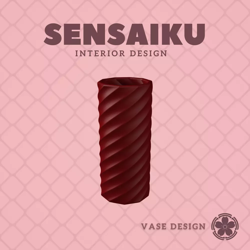 237 Cylinder V189 Twist and Taper Custom Vase Design 3D print model