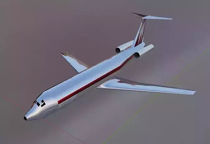 Fictional Twin Rear Engine Jetliner DC-9-30 Inspired series