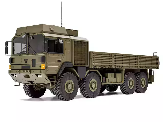 MAN HX77 8x8 Military Drop Side Flatbed Truck