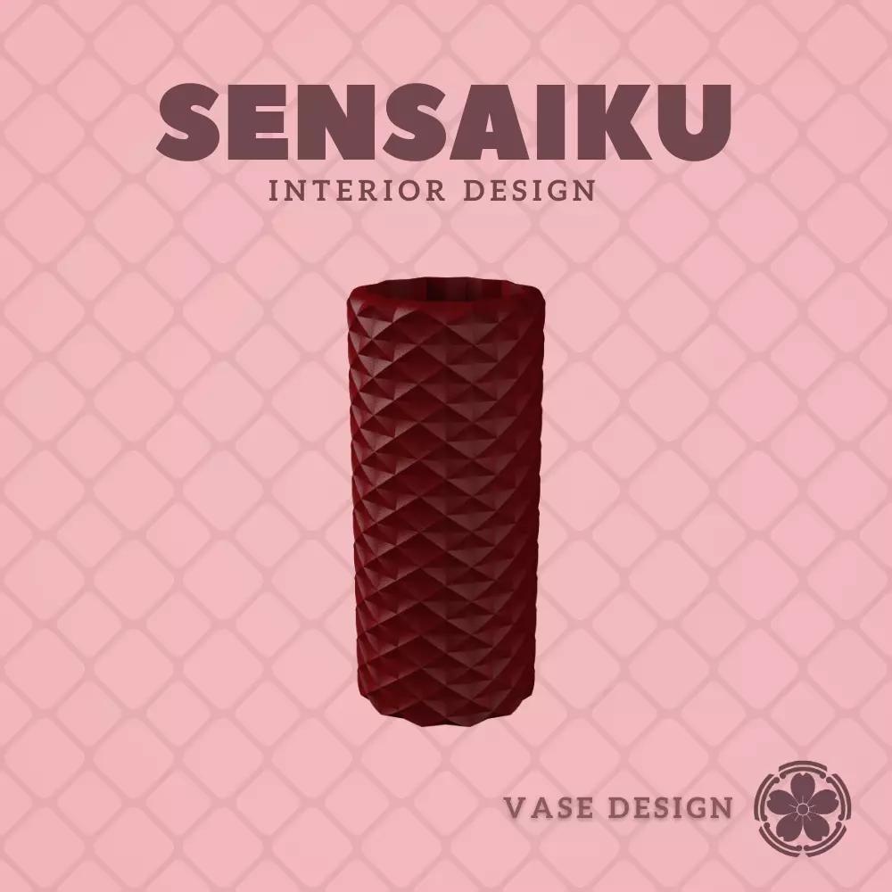 259 Cylinder - V259 Custom Vase Design - Ikebana Home Decoration 3D print model