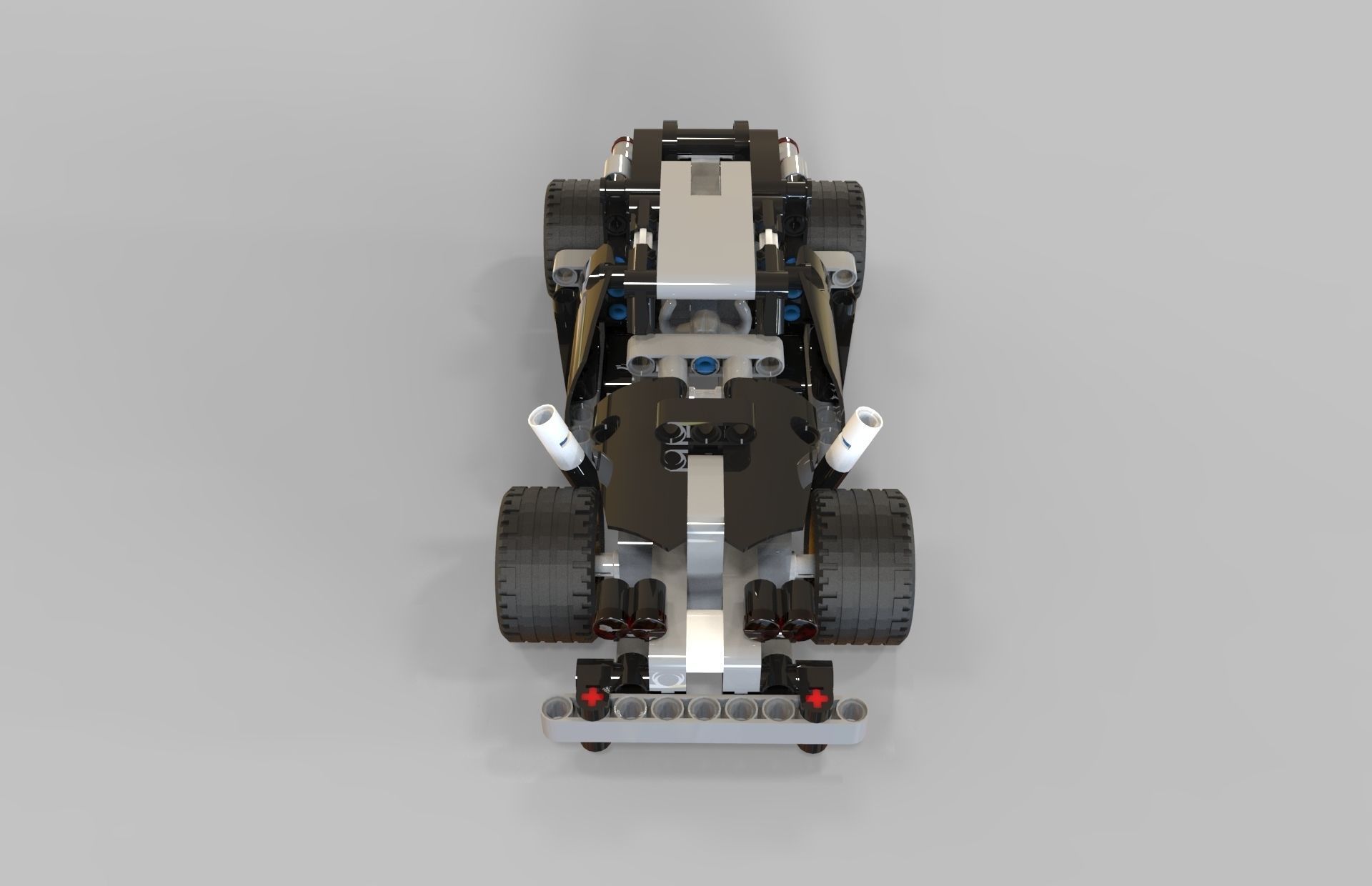 Lego Getaway racer Low-poly 3D model_7