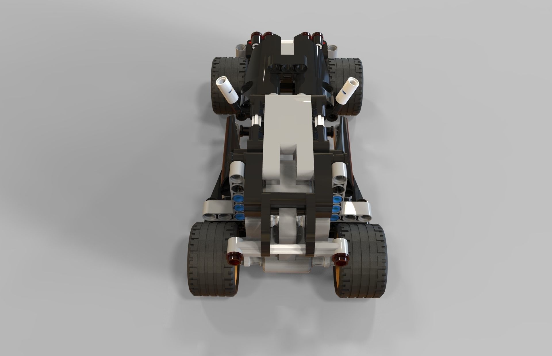 Lego Getaway racer Low-poly 3D model_6