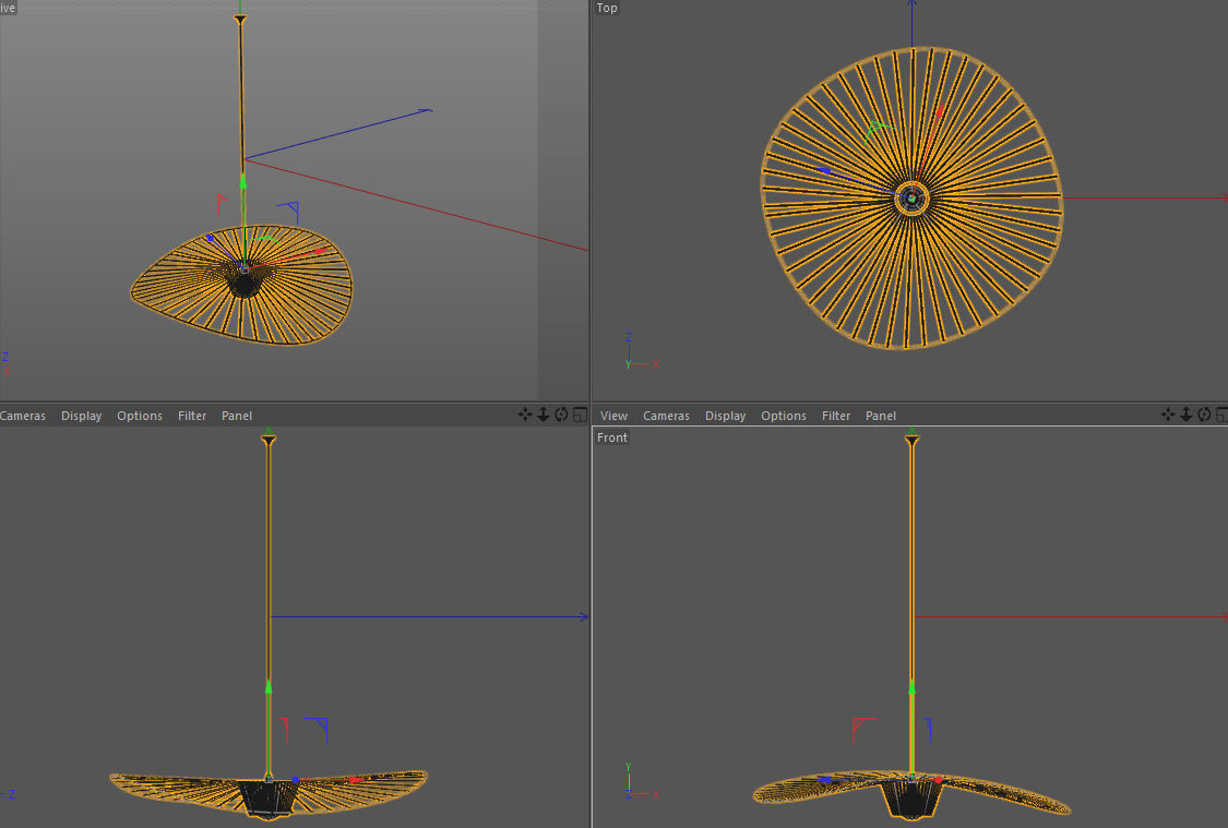 Vertigo pendant lamp by Constance Guisset 3D model_5