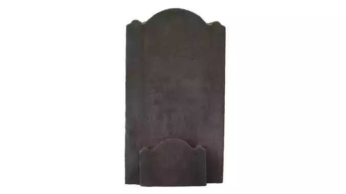 Cloverleaf Gravestone 02 - High and Low poly versions Low-poly 3D model