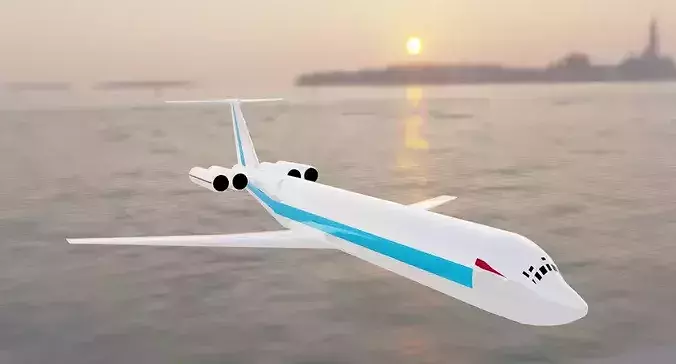 Fictional Quad Rear Engine Jetliner Il-62 series Inspired 