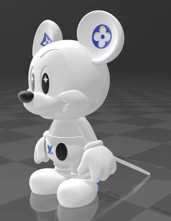 baby Mickey LV 3D print model
