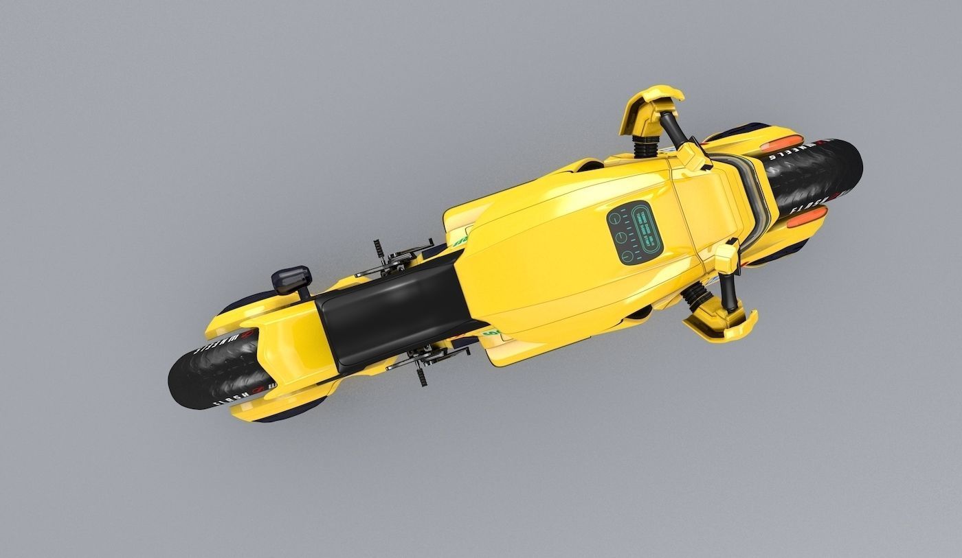 Future Flash Hybrid Bike  3D model_6
