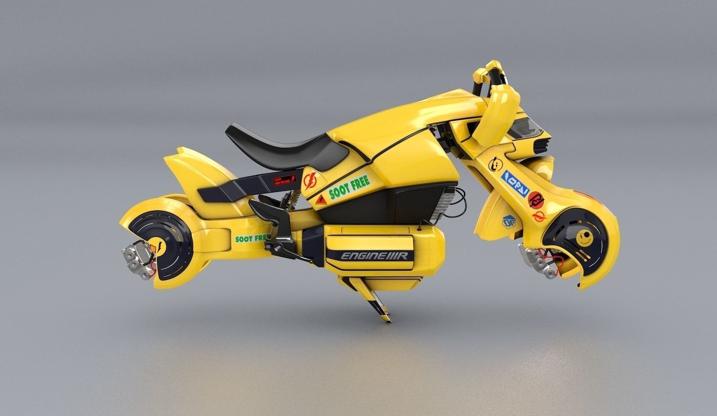 Future Flash Hybrid Bike  3D model_1