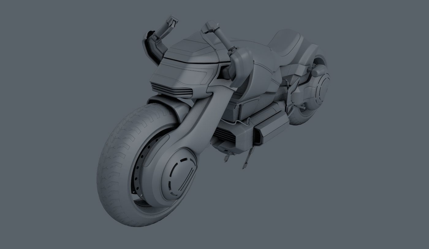 Future Flash Hybrid Bike  3D model_8