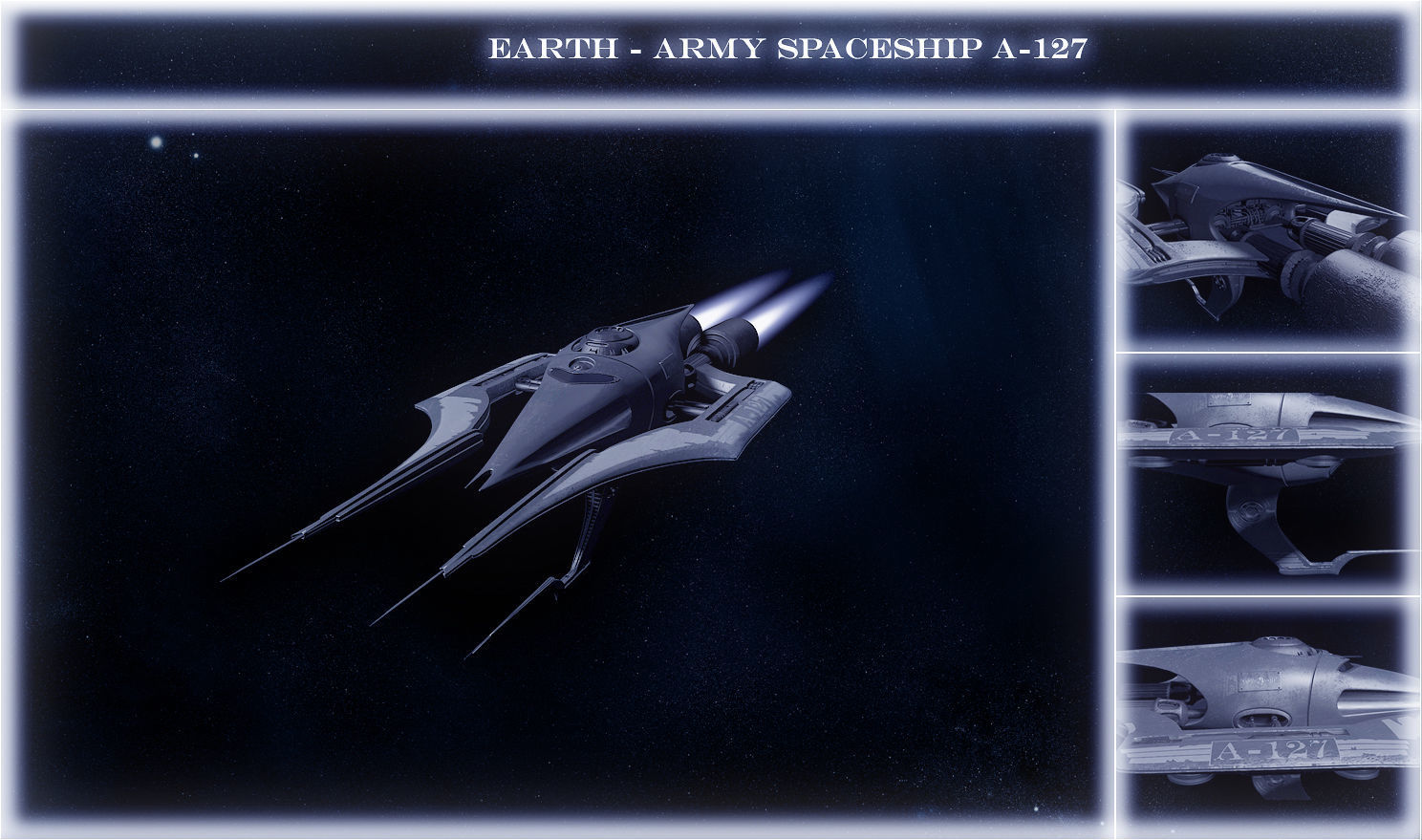 Fighter Spaceship 3D model_12